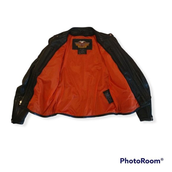 Women's Medium M Harley-Davidson Leather Jacket With Removable Liner - Picture 5 of 6